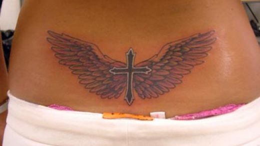 cross tattoos designs for women. The next design is the Memorial cross tattoo. This design is used by persons 