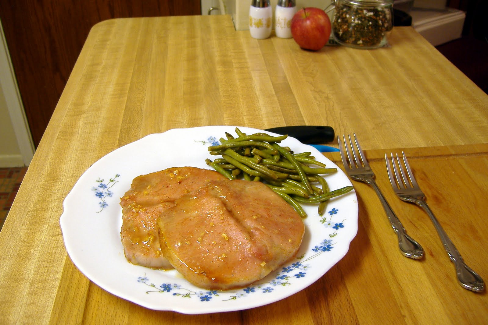 Cooking for Zo Honey Garlic Butterfly Pork Chops