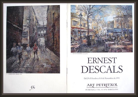 BARCELONA-ART-PETRITXOL-EXPOSICIONES-PINTURA-PINTOR-ERNEST DESCALS ARCELONA-ART-PETRITXOL-EXPOSICIONES-PINTURA-PINTOR-ERNEST DESCALS