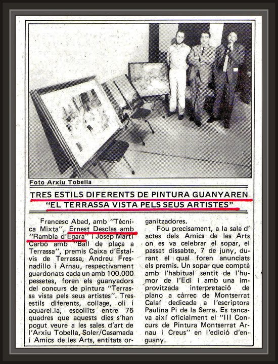 TERRASSA-ARXIU TOBELLA-PREMIOS-PREMIS-PINTURA-ERNEST DESCALS TERRASSA-ARXIU TOBELLA-PREMIOS-PREMIS-PINTURA-ERNEST DESCALS