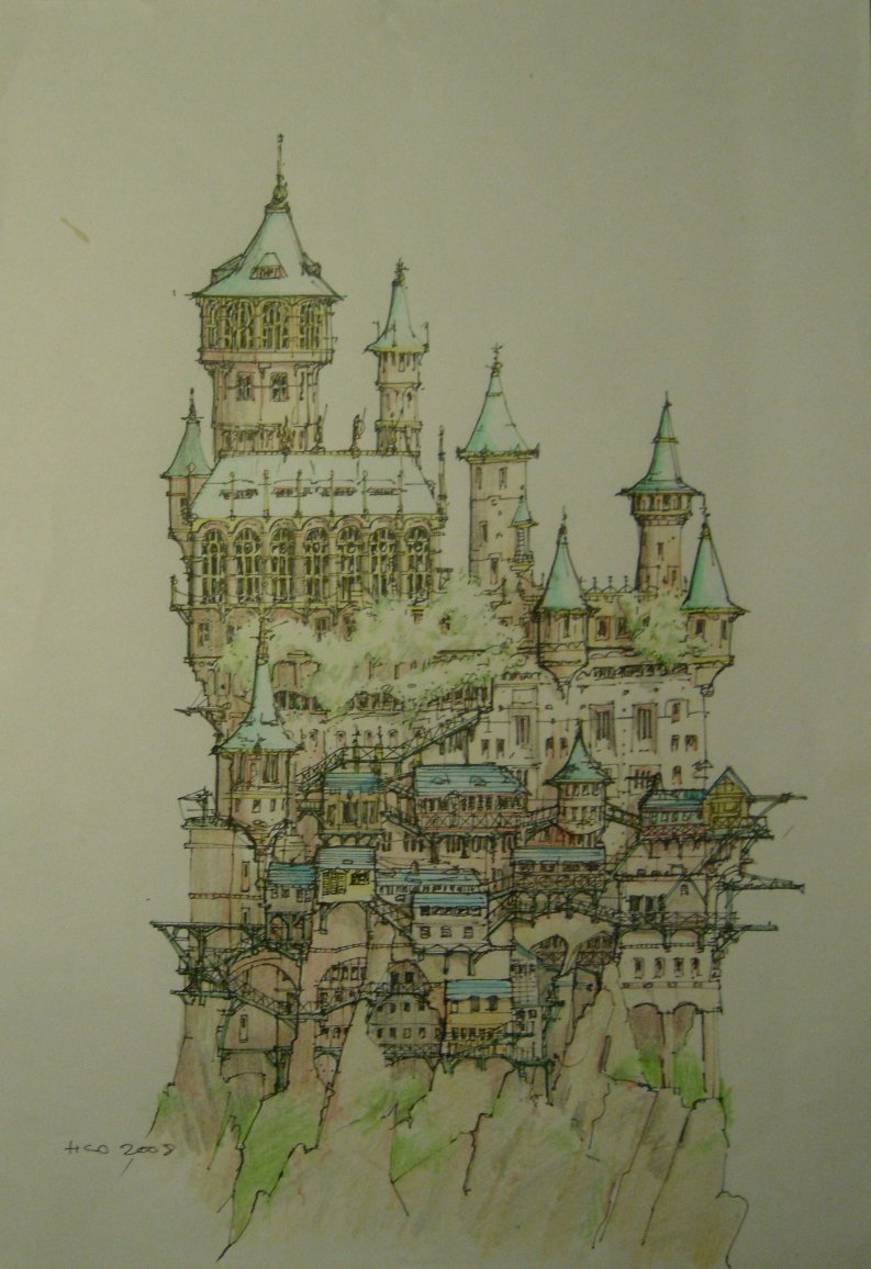 Castle And Village
