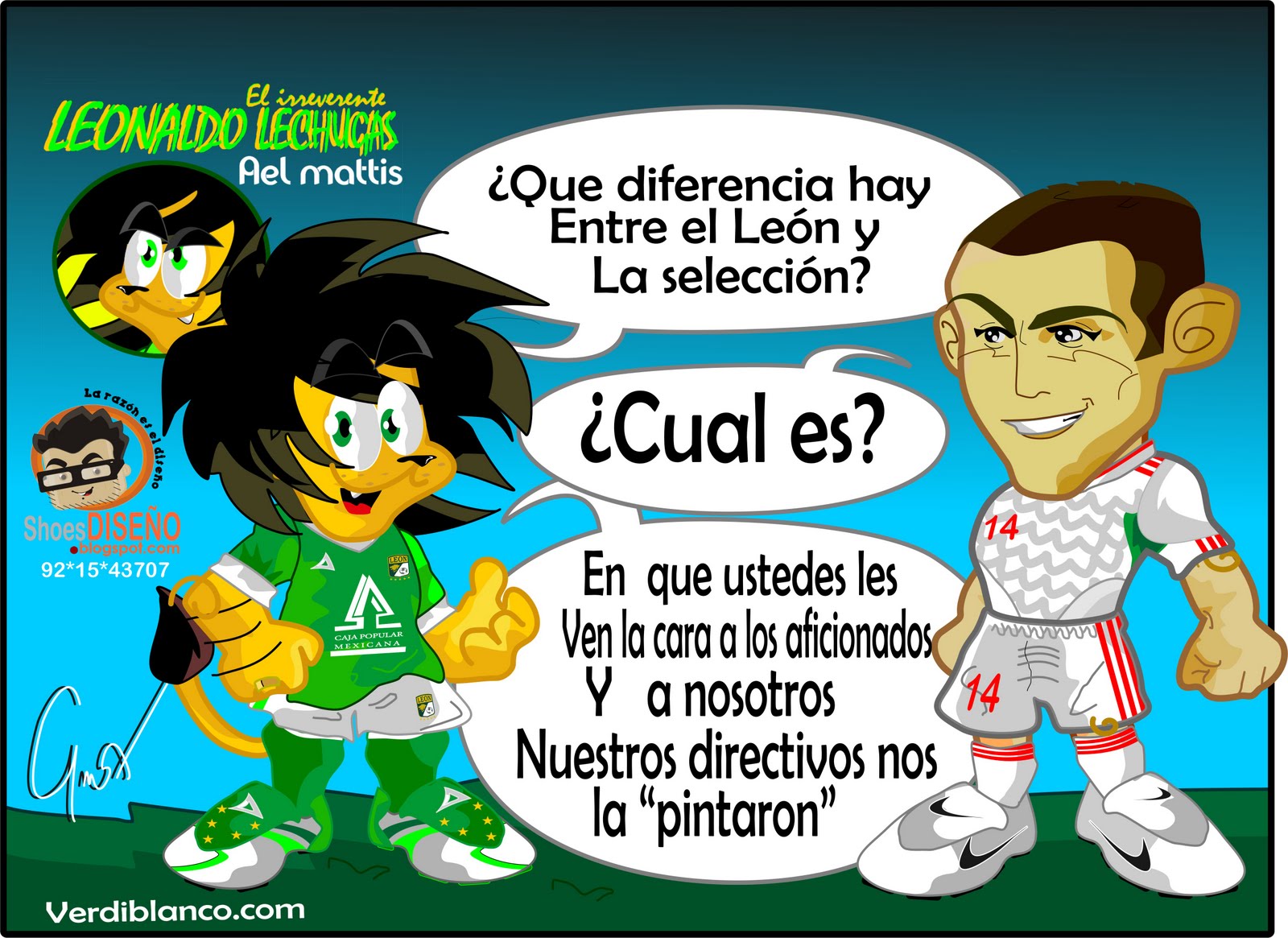 Chicharito In Cartoon