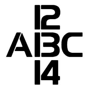 Eye tricks: ABC or 123 Eye tricks: ABC or 123