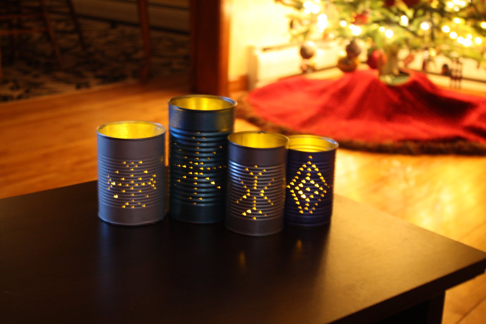 Life At Willow Cottage Tin Can Luminaries