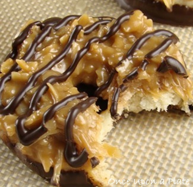 Once Upon a Plate Samoas The Girl Scout Cookie Clone