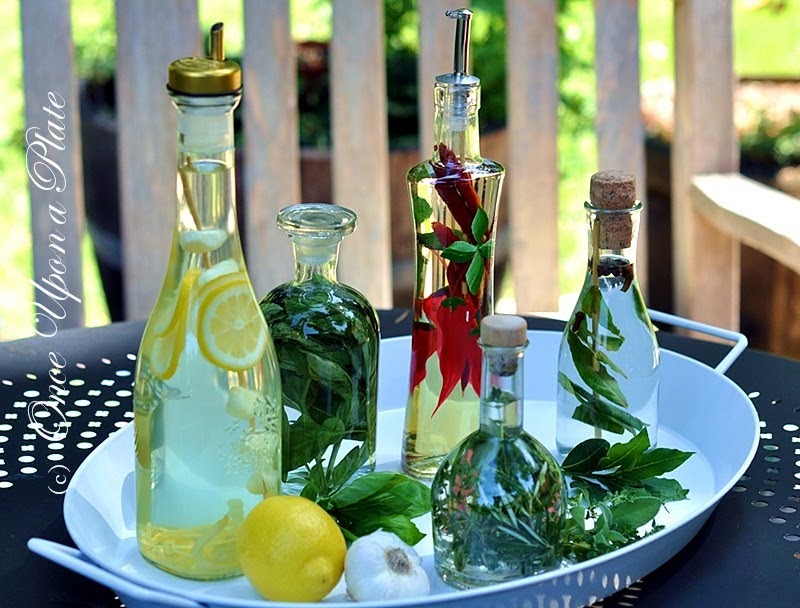 Once Upon a Plate The Recipes Homemade Infused Vinegars