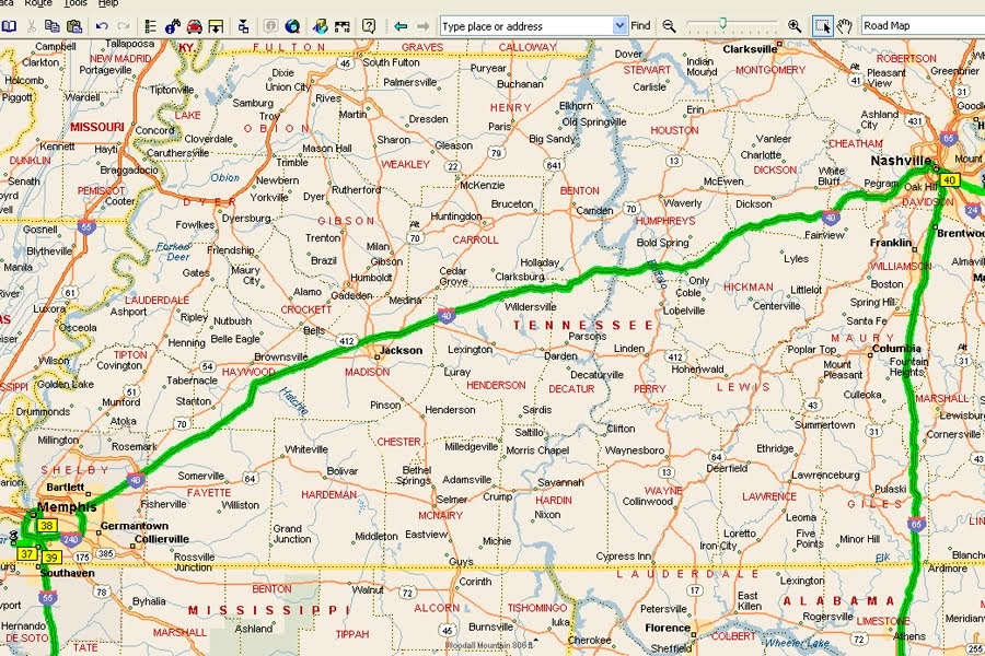 Road Trip across US Day 11 Memphis, TN to Nashville, TN