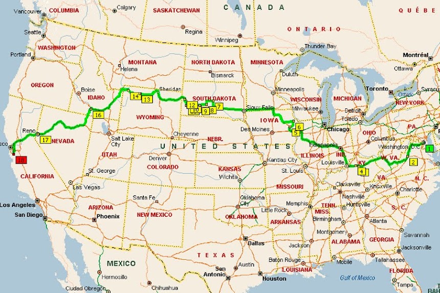 Road Trip across US
