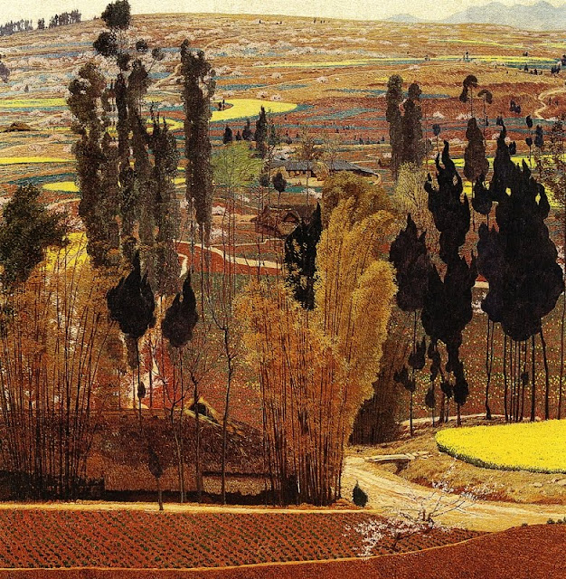 Landscape Painting by Chinese Artist Jian Chong Min