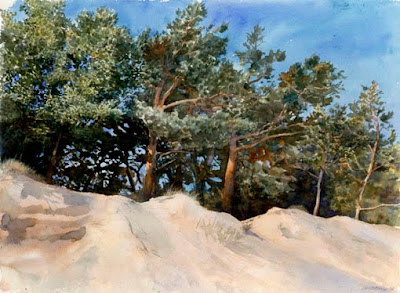 Landscape Painting by Swedish artist Lars Ostling