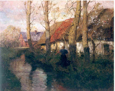 Oil Painting by Frits Thaulow Norwegian Painter