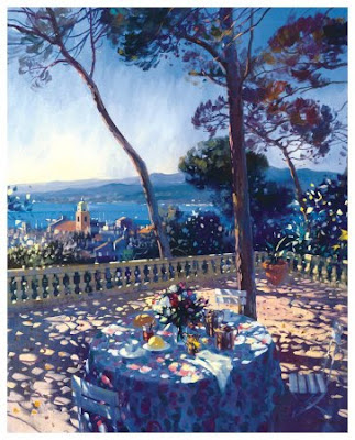 Painting by French artist Laurent Parcelier