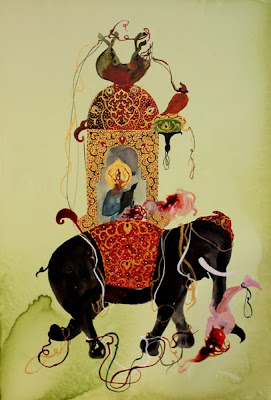 Painting by Shiva Ahmadi Iranian Artist
