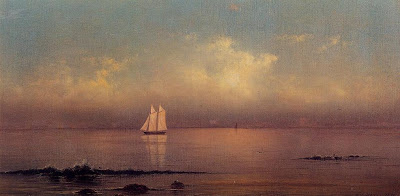 Seascape Painting by American painting Martin Johnson Heade