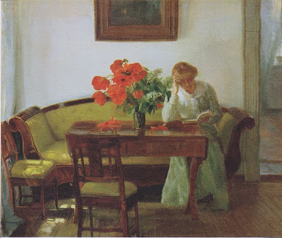 Oil Painting by Danish Impressionist Artist Anna Ancher