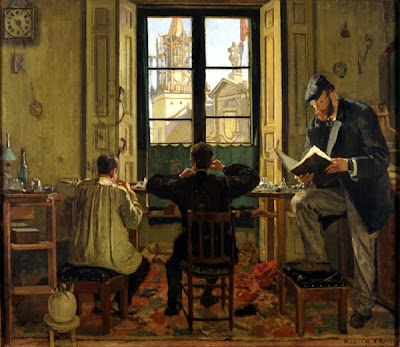 Painting by Swiss Art Nouveau Artist Ferdinand Hodler