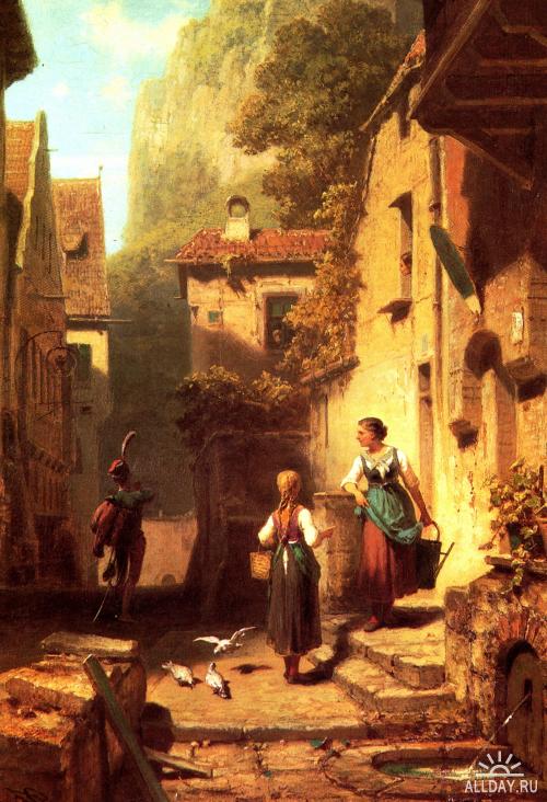 Carl Spitzweg German painter,19th century Genre Painting,German artists,Romanticism