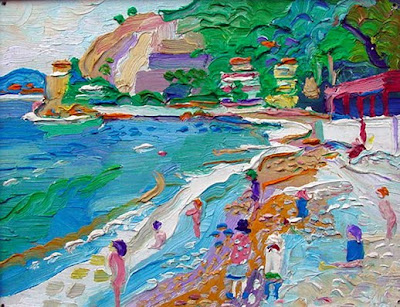 Fred Yates. Eze-sur-mer, Provence