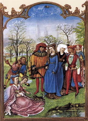 Grimini Breviary, The Month of April. Illumination on parchment