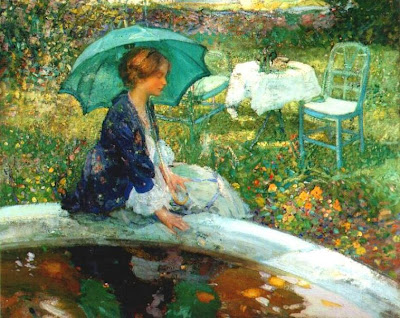 Painting by  Richard Emil Miller, American Impressionist