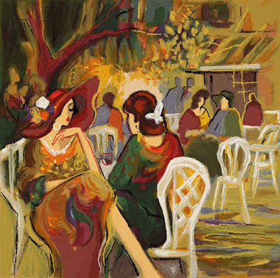 Women in Painting by Israeli Artist Isaac Maimon