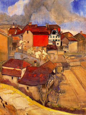 Landscape Painting by Swiss Artist Ernest Bieler