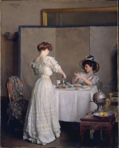 Women in Painting by Impressionist Artist William McGregor Paxton