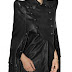 Inspiration - Balmain Fall 2009 leather cape, chain epaulettes and destroyed denim