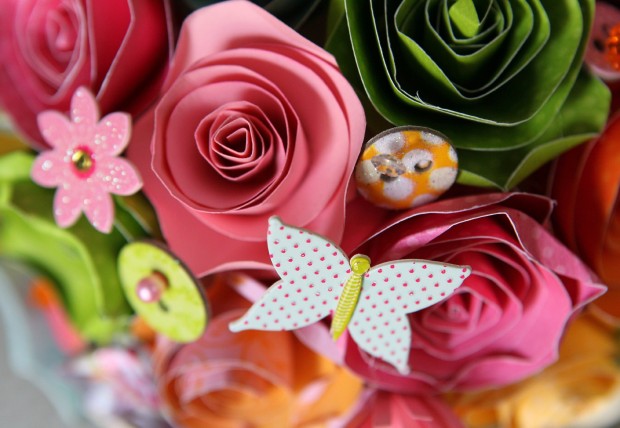the craft mom paper flower topiary paper flower topiary