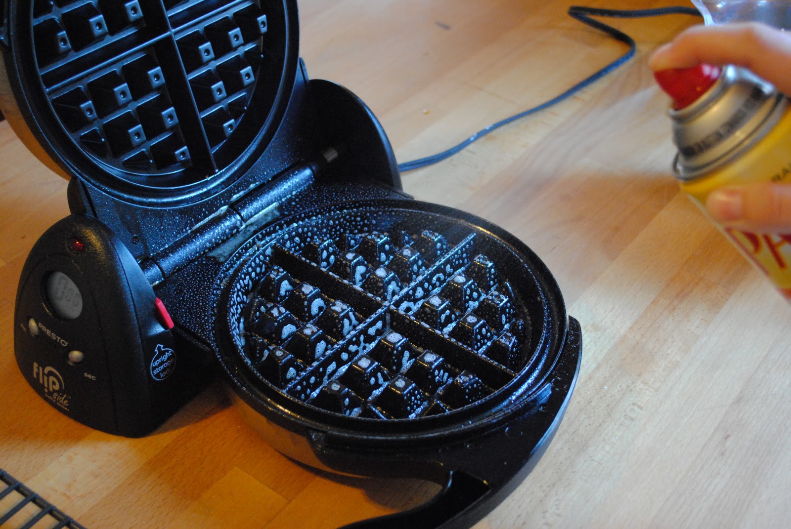 Chronicles of The Buxom Baker Pumpkin Waffles with Maple Cream Butter