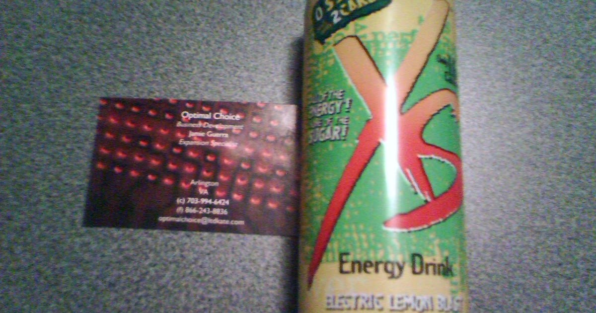 Ben's Journal Review XS Energy Drink, Electric Lemon Blast