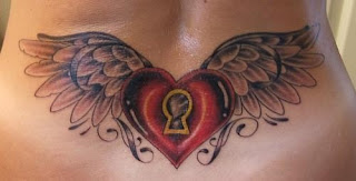 Sexy Girls With Lower Back Tattoo Designs Especially Lower Back Heart Tattoo Picture 3
