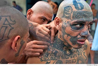 Gang Tattoos Especially Face Gangsta Tattoo Designs With Image Men With Face Gang Prison Tattoo Picture 10