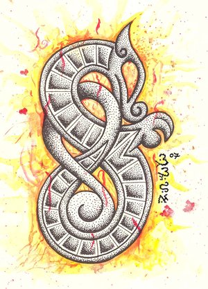 Celtic Dragon Tattoo Design Picture 3