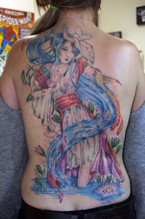 Back Piece Japanese Tattoos With Image Geisha Tattoo Designs Especially Back Piece Japanese Geisha Tattoos For Female Tattoo Gallery Picture 4