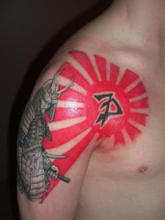 Shoulder Japanese Samurai Tattoo Designs Gallery 3