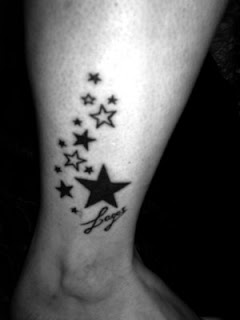 Calf Tattoo Pictures With Star Tattoo Designs With Pics Calf Star Tattoos