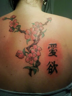 Upper Back Tattoo Ideas With Cherry Blossom Tattoo Designs With Picture Upper Back Cherry Blossom Tattoos For Women Tattoo Gallery 3