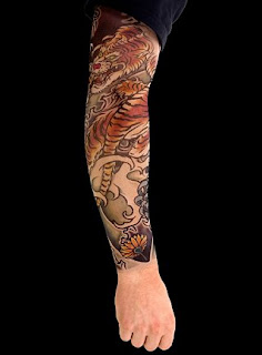 Japanese Yakuza Tattoo Sleeve Design