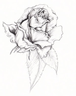 Flower Rose Tattoo Design 3