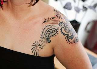 Henna Shoulder Tattoo Design