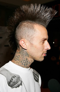 Travis Barker Hair Styles With Fanned Mohawk Hairstyles 3