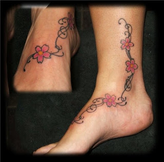 Female Japanese Tattoos With Image Japanese Cherry Blossom Tattoo Designs Especially Japanese Cherry Blossom Foot Tattoo 2