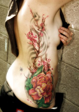 You can choose flower tattoo There are many kind of flower tattoos