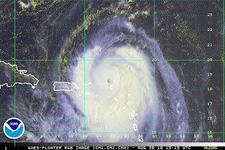 Hurricane Earl, powerful category 2