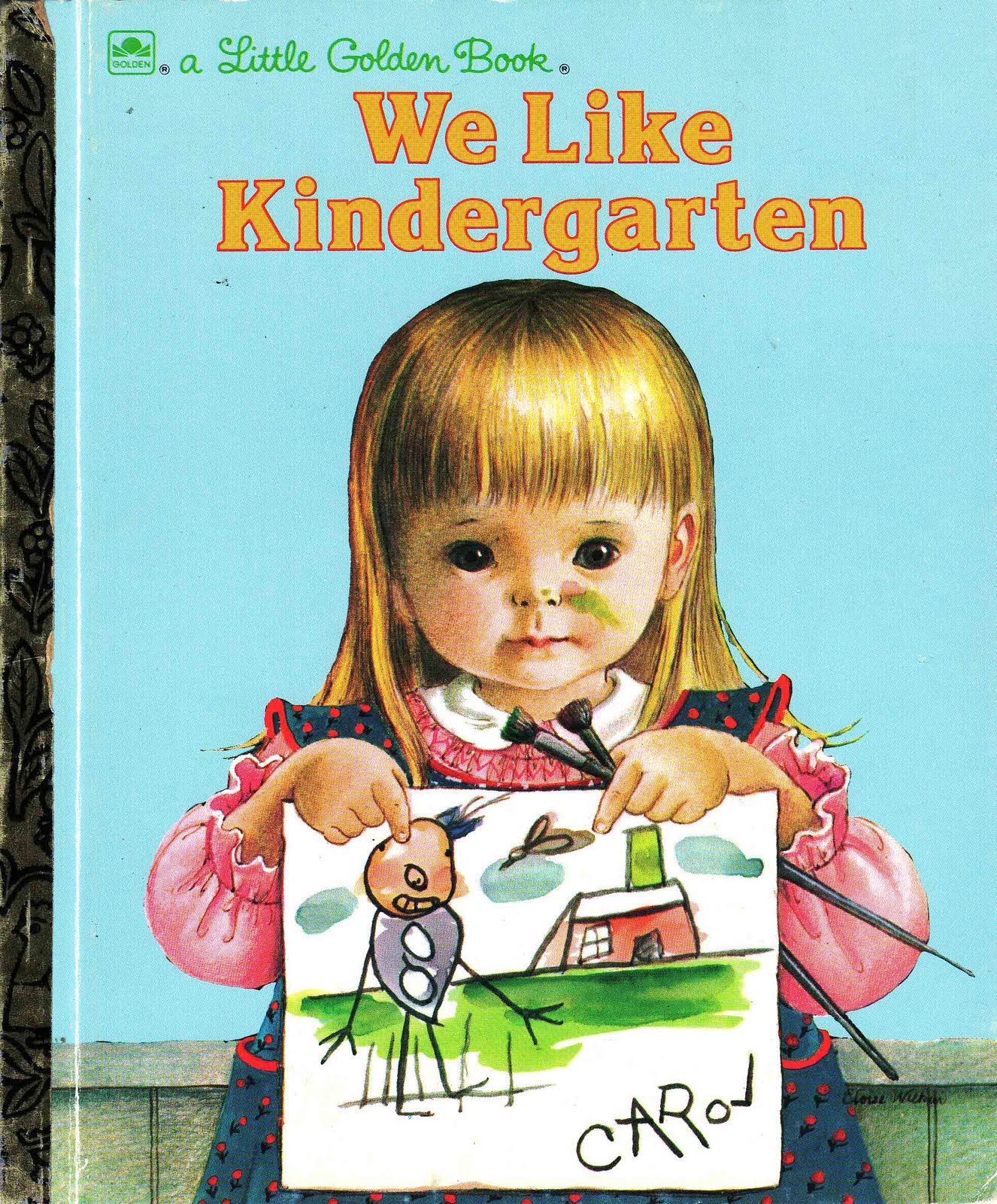 Vintage Kids' Books My Kid Loves We Like Kindergarten