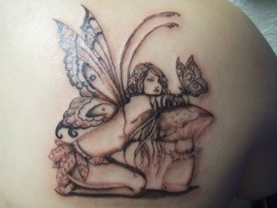 Tattoos Shop on Tattoo Art By Design  Back Body Fairy Tattoos Style