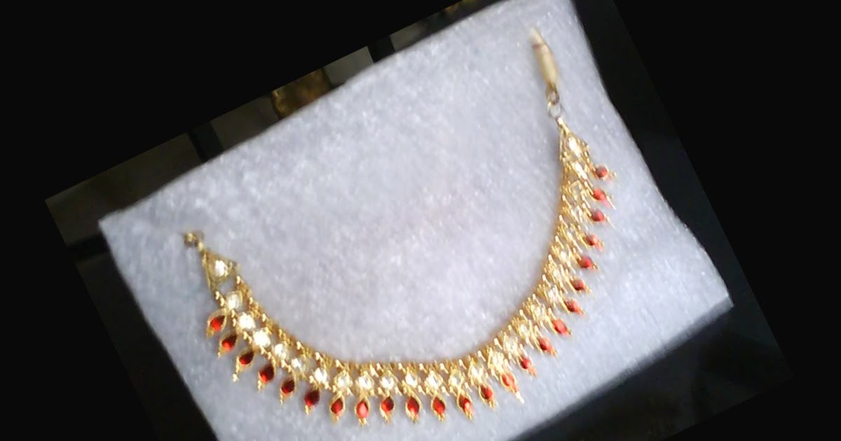 Red Or Marroon Kundan Necklace
