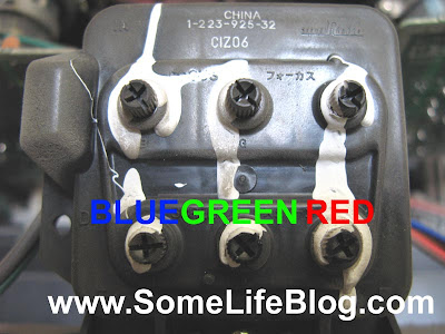 The adjustment console, the bottom adjustments are for your color voltages