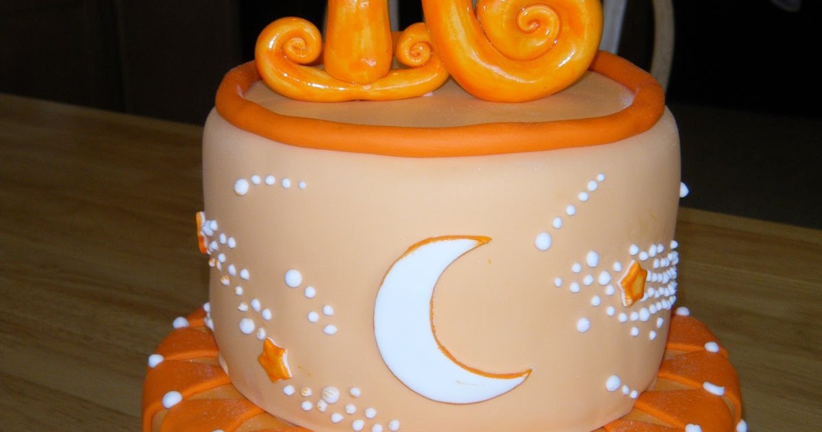 Cassy's Cakes Orange and Sailor Moon